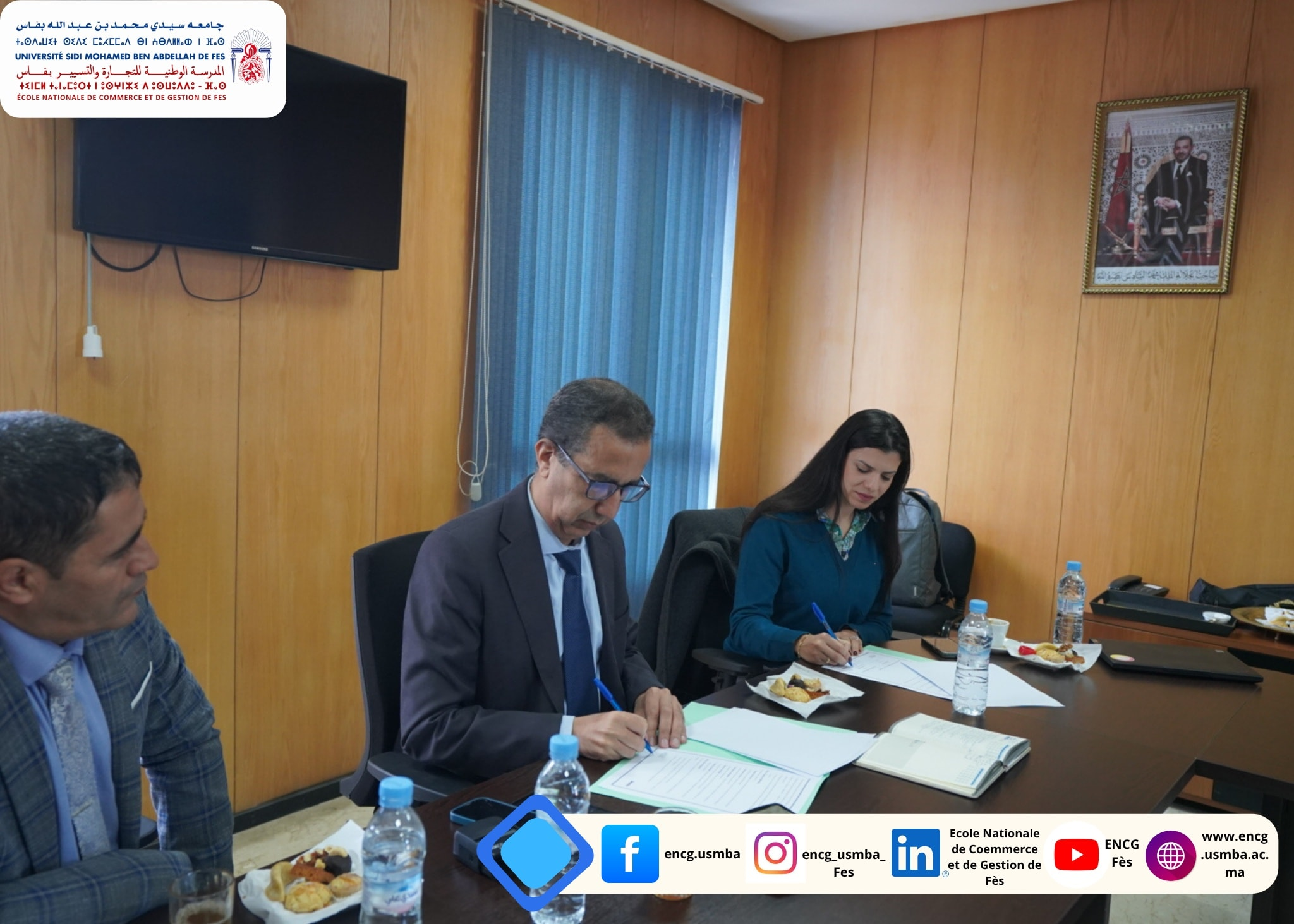 Cérémonie de signature